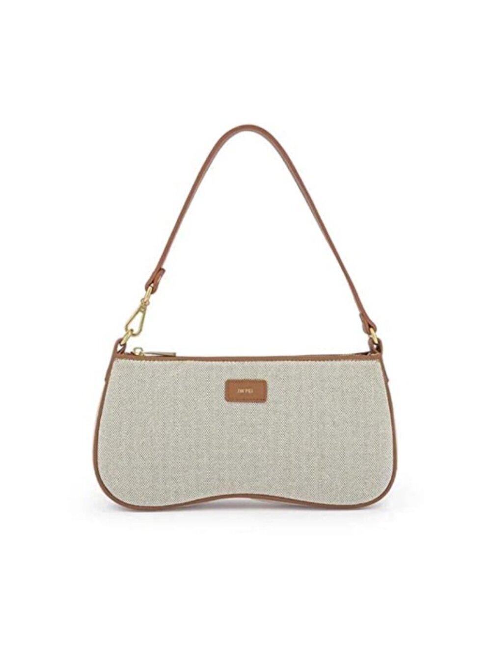 JW PEI Eva Vegan Leather Shoulder Handbag Zip Trapezoid